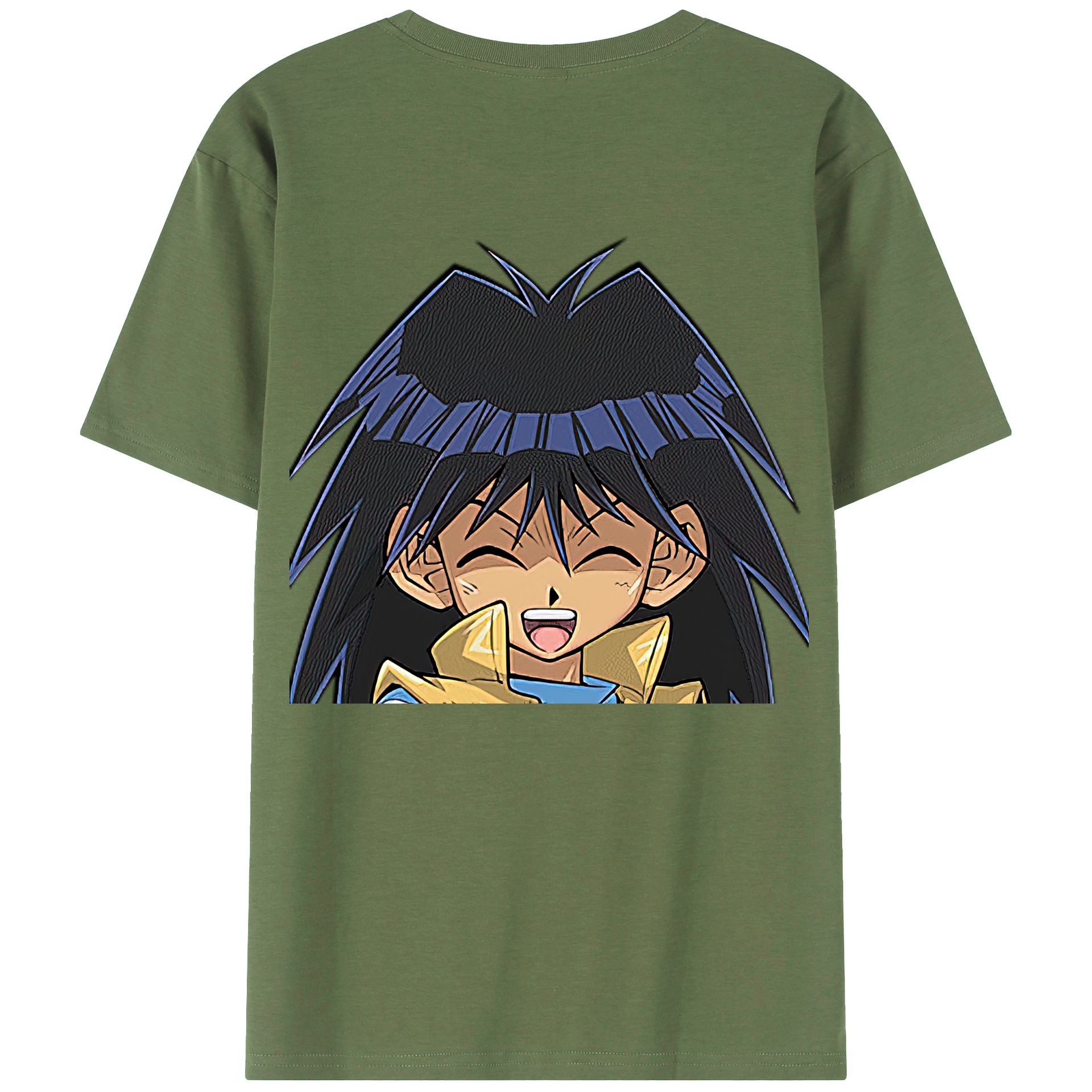 （画像用） 遊☆戯☆王 Yu-Gi-Oh! 綿100％ メンズ半袖Tシャツ（バックプリント） 通気性